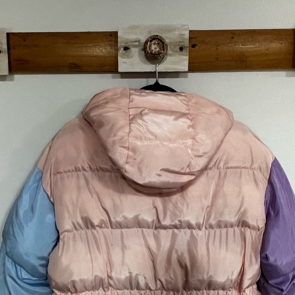 Olivia Rubin Misha Puffer in Colorblock Pastel - Picture 10 of 15